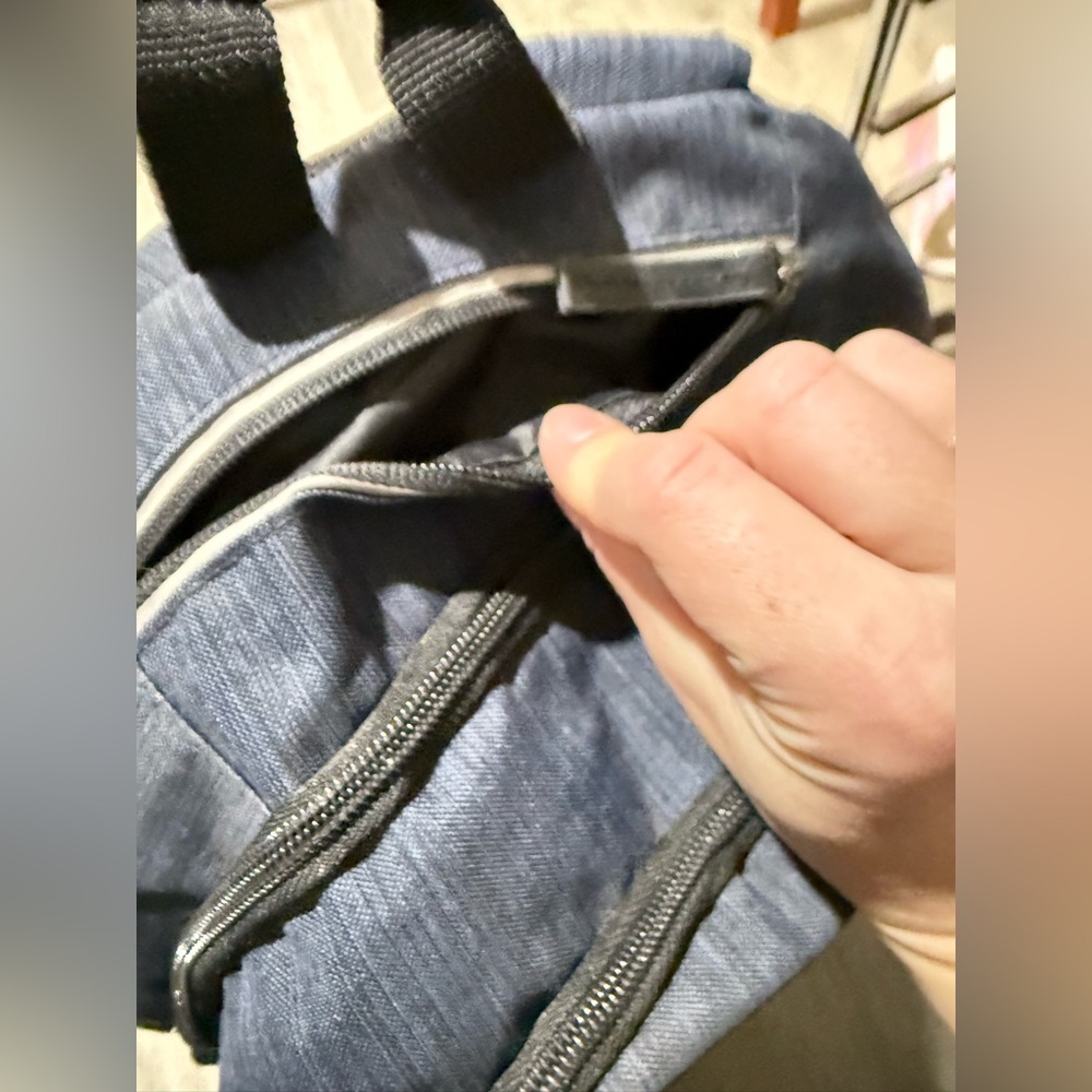 Merona Blue & Black Backpack - Picture 2 of 10